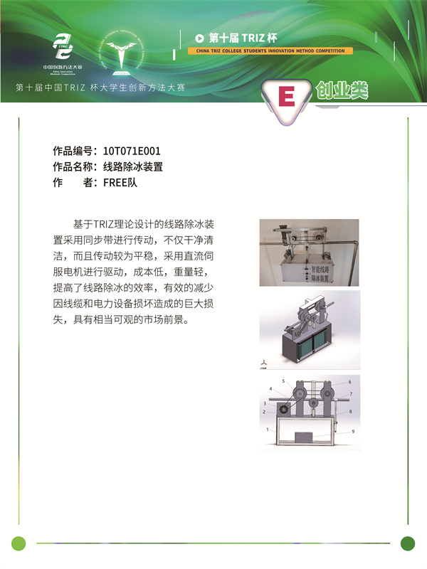 10T071E001 FREE队 线路除冰装置
