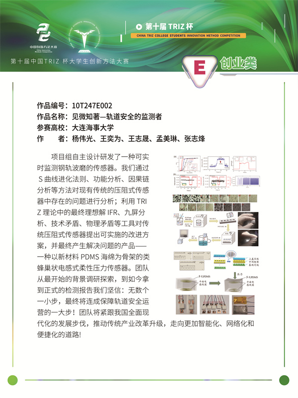 创业类-见微知著—轨道安全的监测者 -大连海事大学