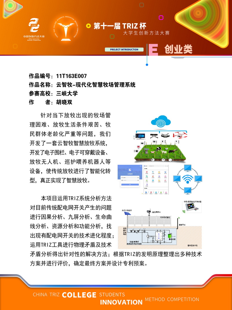 创业类+云智牧TRIZ作品展示